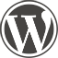 Webhotell - hjemmeside - WordPress logo